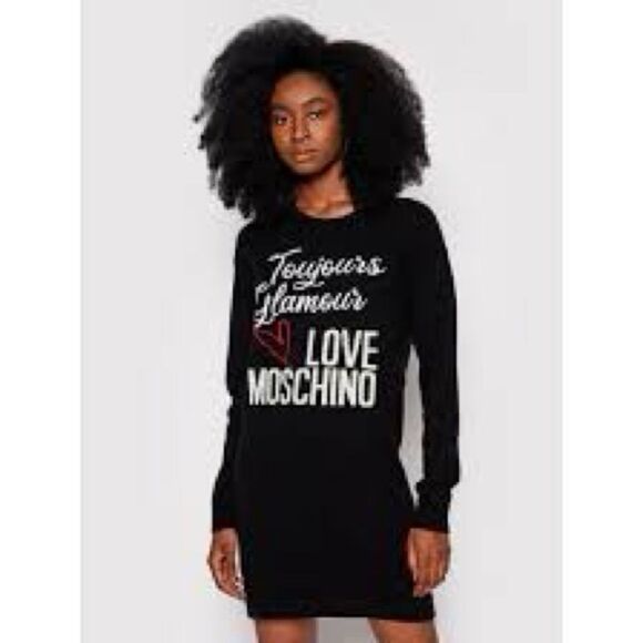 Love Moschino wool knit full sleeve sweater dress - Picture 5 of 10